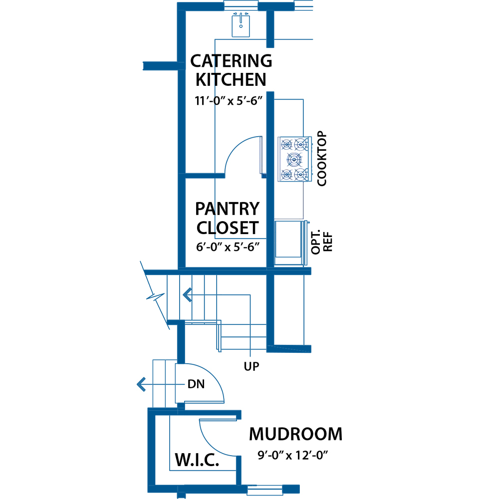 kitchen pantry floor plan